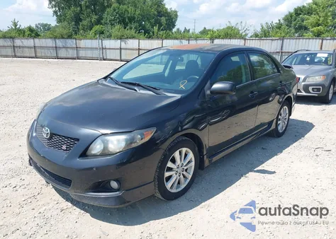 2009 Toyota Corolla S из США, поврежденный, VIN 2T1BU40EX9C174547